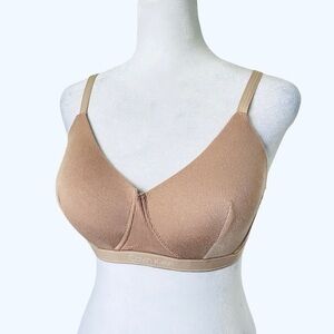 Calvin Klein Lightly Lined Beige Bra Size L